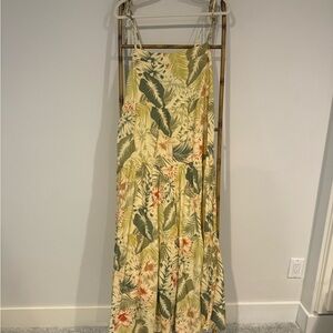 Kenny Flowers Island Classics Dress with Green and Yellow Print